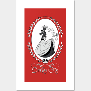 Derby City Collection: Belle of the Ball 2 (Red) Posters and Art